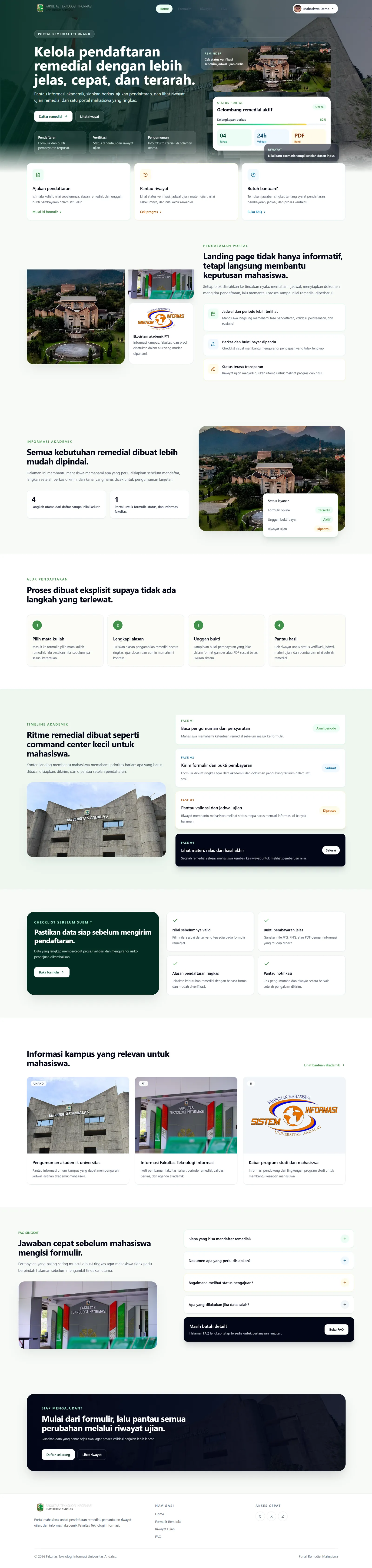 Portal Remedial FTI Unand